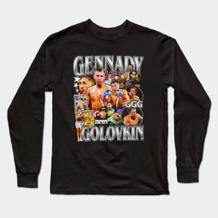 Gennady Golovkin Vintage Bootleg Long Sleeve T-Shirt